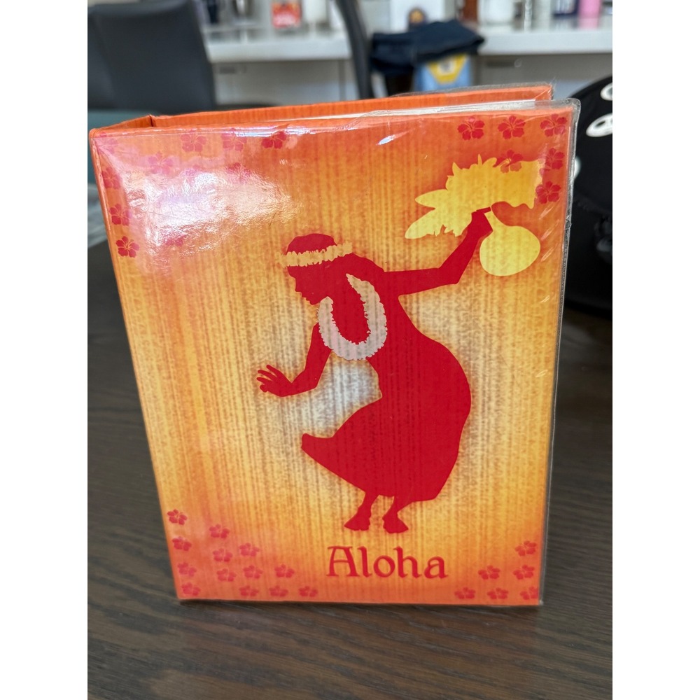 Pioneer Aloha Hawaiian Hula Dancer Photo Album 208 Pockets 4x6 TA-46 Orange